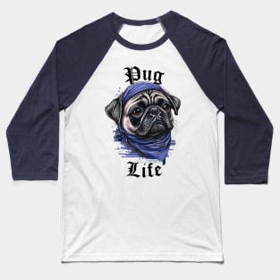 Pug Life - Light Color Baseball T-Shirt